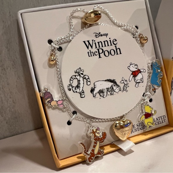 Disney Winnie the Pooh Silver and Gold Charm Bracelet - Picture 3 of 4